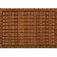 thumbnail image 1 of Ahgly Company Indoor Rectangle Abstract Orange Contemporary Area Rugs, 8' x 12', 1 of 1
