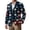 Red, variant on Mens Usa Flag Print Blazer Patriotic 1776-2026 Vintage Suit Jackets Corduroy Fashion Coats Button Long Sleeve Clothes Blue XL