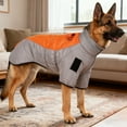 thumbnail image 3 of Gytml Dog Winter Jacket, Water-Resistant Pet Coat, Warm Windproof Fleece-Interior Winter Dog Coat With Reflective Strip For Medium And Large Dogs (4Xl) C-XXXXL, 3 of 8
