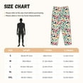 thumbnail image 4 of Picia Colorful Spots Womens Soft Woven Cotton Elastic Waistband Sleep Pajama Pant Lounge Sleep Pant With Pockets And Drawstring-Large, 4 of 9
