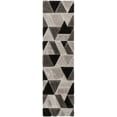 thumbnail image 3 of Well Woven Loecke Black Boxes Geometric 3D Textured Shag 2'7" x 9'10", 3 of 8