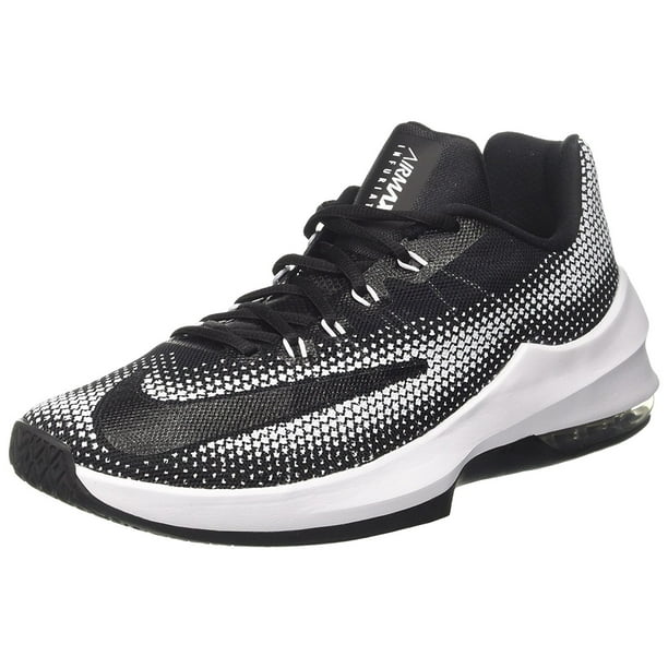 Nike Air Max Infuriate Low Basketball Shoe, Black/White-Dark Grey, 10