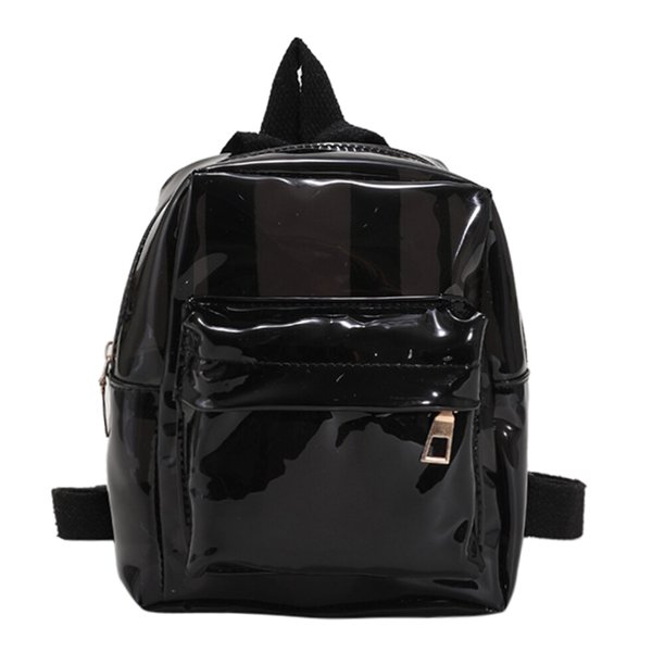 Mochila escolar transparente para mujer, bolsos de hombro diarios de gelatina de PVC para niñas adolescentes, moda Fivean unisex