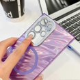 thumbnail image 3 of For Samsung Galaxy S25 Ultra Magnetic Case IMD Design PC TPU Phone Cover with Glass Lens Film - Ripp, 3 of 5