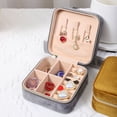 thumbnail image 2 of Necklace Jewelry Box Item Storage Soft Lining Convenient Earrings Necklace Ring Storage Box Jewelry Container, 2 of 5