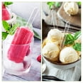 thumbnail image 4 of Miangastore 30 Pcs Popsicle Sticks Ice Cream Sticks Plastic Popsicle Sticks Clear Popsicle Sticks Acrylic Sticks For Food Crafts, 4 of 8