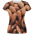 thumbnail image 1 of Halloween I'm Nuts Costume Almonds All Over Juniors T Shirt, 1 of 2