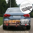 thumbnail image 6 of TUFFIOM 60"x20"x6" Hitch Mount Cargo Carrier W/ Net & Stabilizer, 500lbs Folding Luggage Basket, 6 of 8
