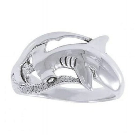 Hammerhead Shark 925 Sterling Silver Ring Fine Sea Life Jewelry Ocean Beach