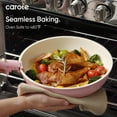 thumbnail image 4 of Carote 5 Pcs Pots and Pans Nonstick, Cookware Set with Detachable Handles, Oven Safe, Induction Ready, Stackable Kitchen Cooking Set, Pink, 4 of 9