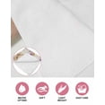 thumbnail image 6 of Easter Bunny Eggs Kitchen Dish Towels for Drying Dishes Set of 2, Spring Flowers Rabbits Plants Retro Beige Waffle Weave Microfiber Hand Tea Bathroom Towels Quick Dry & Absorbent Towel 12x12, 6 of 7