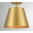 thumbnail image 2 of Meridian M60076NB 1-Light Ceiling Light in Natural Brass, 2 of 7
