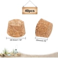 thumbnail image 6 of 40Pcs Cork Stoppers Wood Cork Bottle Plugs Natural Replacement Cork Top Tapered Crafting Corks, 6 of 8