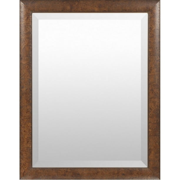 Samara Wood Framed Large Size Rectangular Wall Mirror Com - Large Brown Wall Mirror Samara Wood Framed Large Size Rectangular Wall Mirror Com - Large Brown Wall Mirror