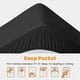 thumbnail image 4 of Funda de colchón MATBEBY California King Cooling Black, 4 of 8