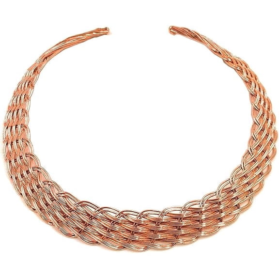 SHINDE EXPORTS copper choker necklace indian jewelry for women (Design 1)