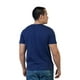 T-Shirt Agiato Basique à Col Rond Bleu Marine pour Hommes – image 2 sur 2