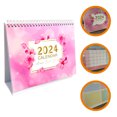 thumbnail image 3 of Supvox 2024 Desk Calendar Pink Paper for Home Manual Date Change Lightweight, 3 of 7
