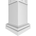 thumbnail image 5 of Ekena Millwork 8"W x 8'H Craftsman Classic Square Non-Tapered Nouveau Fretwork Column w/ Tuscan Capital & Tuscan Base, 5 of 8