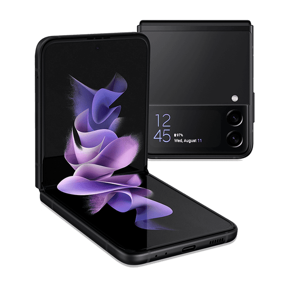 Pre-Owned Samsung Galaxy Z Flip3 5G F711U (Fully Unlocked) 256GB Black