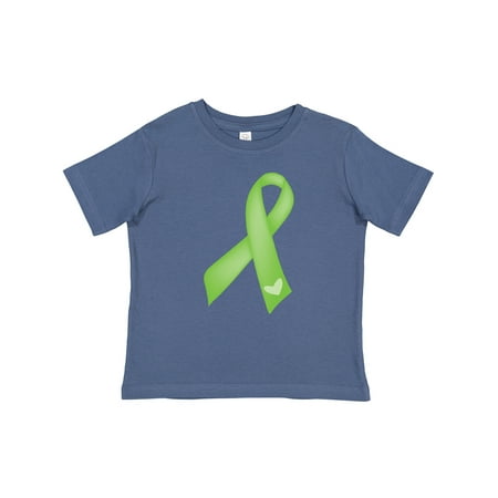 

Inktastic Lime Green Awareness Ribbon Gift Baby Girl T-Shirt