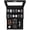 Black, variant on Watch Box, 12 Slots PU Leather Watch Display Case with Jewelry Drawer, Removable Watch Pillow, Metal Clasp, Watch Box Organizer
