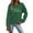 Green, variant on Arlun Cheer Mom Sweatshirts for Women Game Day Cheer Team Crewneck Pullover Sweatshirt Cheer- Leading Mom Long Sleeve Loose Cozy Hoodless Pullover Tops White XL