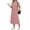 Bm 05 Mauve, variant on Airmenty Two Piece Skirt Set for Women Midi Dress Sets Summer Casual Vacation Travel Matching Set with Pockets S-2XL
