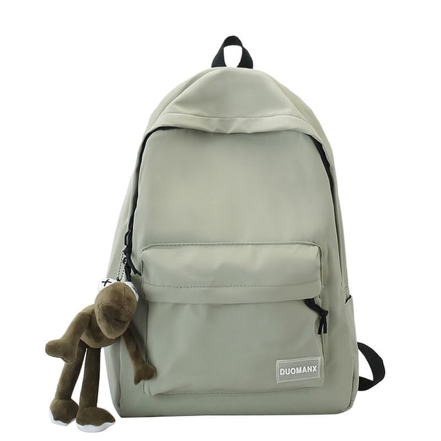Solid Color Student Backpack Large Capacity School bag For Girl Travel Backpack Sac à dos scolaire