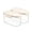 2 Standard, variant on Sorbus 2-Pack Clear Medium Tall Narrow Food Storage Containers with Lids, Stackable