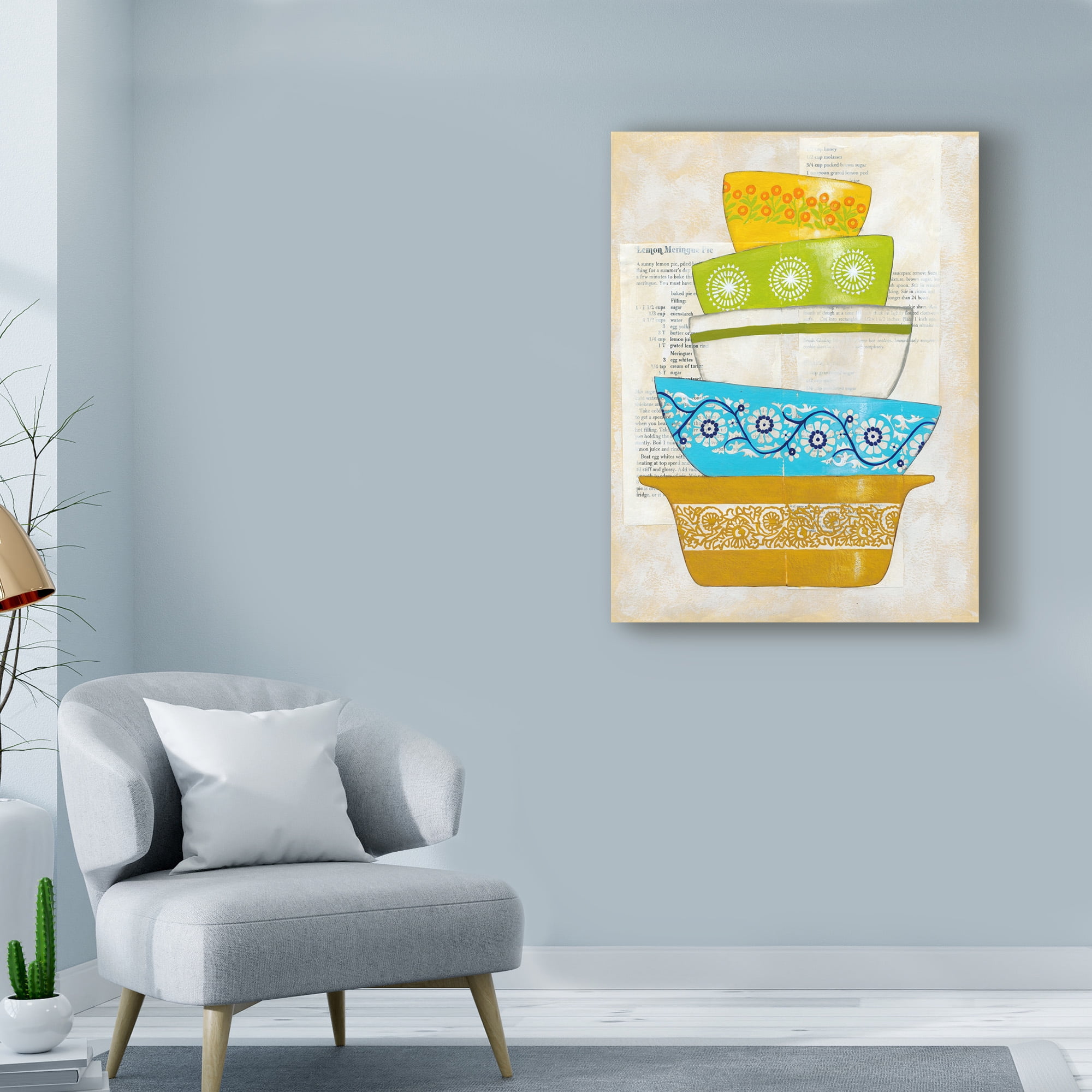 Trademark Fine Art 'Retro Ware IV' Canvas Art by Chariklia Zarris