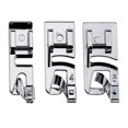thumbnail image 1 of 20Pcs Household Sewing Machine Accessories Curling Presser Foot Combination 3MM4MM6MM Rolled Hem Sewing Machine Presser Foot For Sewing ,Secure Placement, 1 of 4
