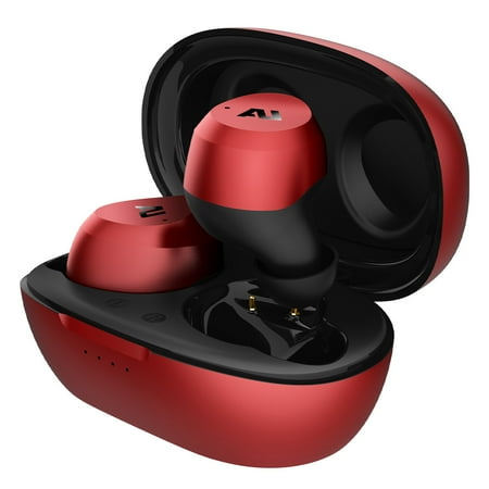 Ausounds - AU Stream Hybrid True Wireless Noise Cancelling Earbuds - Red