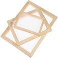 thumbnail image 1 of USHOBE 3pcs Diy Paper Making Frame Wooden Frames For Handmade Paper Craft Sturdy Double Design Easy To Clean And Use, 1 of 8