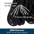 thumbnail image 2 of Paracord Planet - Genuine Type III 550 Paracord Nylon Colors Multiple Sizes – 550 LB Tensile Strength, 2 of 7