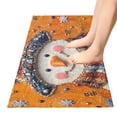 thumbnail image 6 of Bath Mat Soft Plush Non-Slip Absorbent Bathroom Rugs 39"x20" Snowman with Sparkling Gemstones, 6 of 8