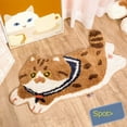 thumbnail image 5 of 32×47in Cat Print Rug - Non-Slip Absorbent Mat for Bedroom Bedside, Bathroom & Entryway, 5 of 10