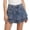 Blue, variant on Girls Denim Skirt Mid Rise Button Casual Girls Jean Skirt Fashion Y2K Summer Vintage Mini Jean Skort with Pockets 2-15Years