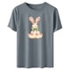 thumbnail image 5 of TaTaai Easter T Shirt for Women Casual Short Sleeve Round Neck Loose Fit Printed Tops Soft Stretchy Comfortable Tee for Spring Home Daily Holiday Party Wear Gift, 5 of 6