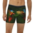 thumbnail image 6 of Sigee Hybrid Parrot in the Forest for Men's Boxer Briefs,Moisture Wicking and Breathable Small, 6 of 9