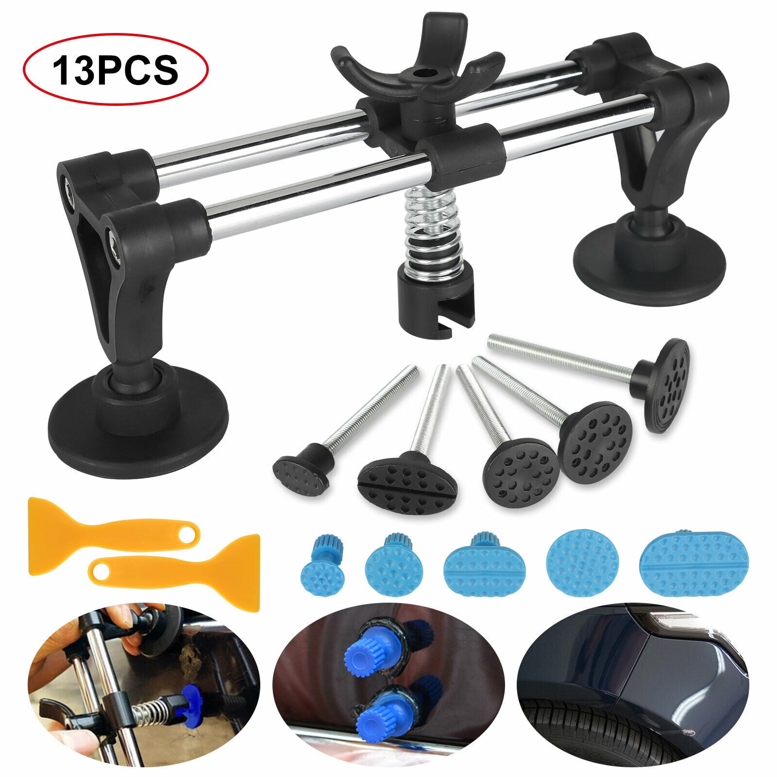 Car Dent Ding Remover Screen Repair Sucker Bodywork Panel Suction Cup Tool Kits 