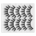 thumbnail image 4 of Paquetes de pestañas, 5 pares de pestañas postizas reutilizables 6D, tecnología de vanguardia, 4 of 12