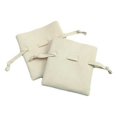thumbnail image 1 of fastboy 50 Pieces Gift Bag Portable Drawstring Solid Color Candy Ring Jewelry Cellphone Storage Pouch Pocket Organizer Beige White, 1 of 9