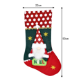 thumbnail image 2 of Medias de Navidad, adornos de medias de elfo de Navidad para decoraciones de fiesta de Navidad de vacaciones en casa Adepaton CPB-SSW10-1, 2 of 5