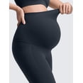 thumbnail image 4 of CRZ YOGA Butterluxe Maternity Leggings Pockets 25" Soft Workout Active Yoga Pregnancy Womens Pants, 4 of 5
