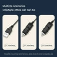 thumbnail image 3 of maskred Car Dashboard Fan Foldable Rotary Replacement Adjustable Cable Power Automotive Cooling Fans Cooler Accessories USB, 3 of 6