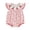 a43-Red, variant on KPOPLK Newborn Baby Girl Clothes 0 3 6 9 12 18 Months Striped Puff Short Sleeve Jumpsuit Smocked Bubble Outfit Clothing Red Size 12-18M