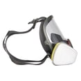 thumbnail image 3 of Respirador facial completo reutilizable Nikou con protección contra vapores orgánicos 10 Filtros de algodón, 3 of 15