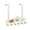 A, variant on Over The Door Hooks Coat Rack Wall Mounted Decorative Metal Hanger Wall Art Decor Key Holder with 6 Hooks for Coat, Towel, Hat, Bag, Bathroom Home Kitchen Office