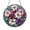 Acrylic 3.5 Inch, variant on Graceful Floral Design Stained Glass Window Panel – Botanical Accent